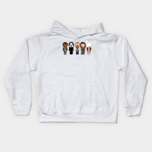 90s Horror Movie Icons - "Vector-Eds" Kids Hoodie